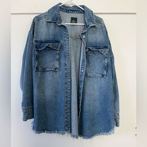 Medium oversized jean jacket. Wild Fable (Target).
